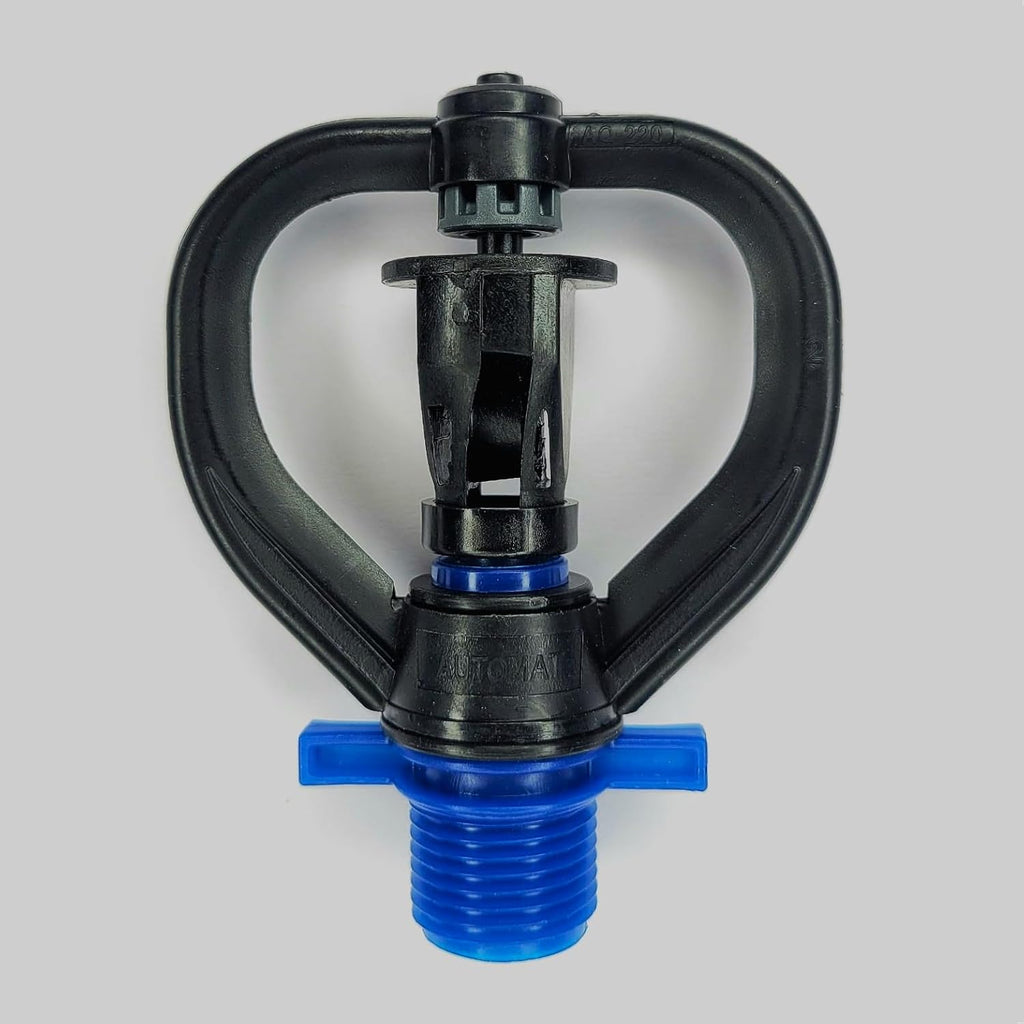 (5pcs) Automat Butterfly Water Sprinkler with Mounting Stick,360 Degrees Watering for Agriculture Irrigation Garden, Lawn, Poultry Farm,Greenhouse, Thread 1/2"