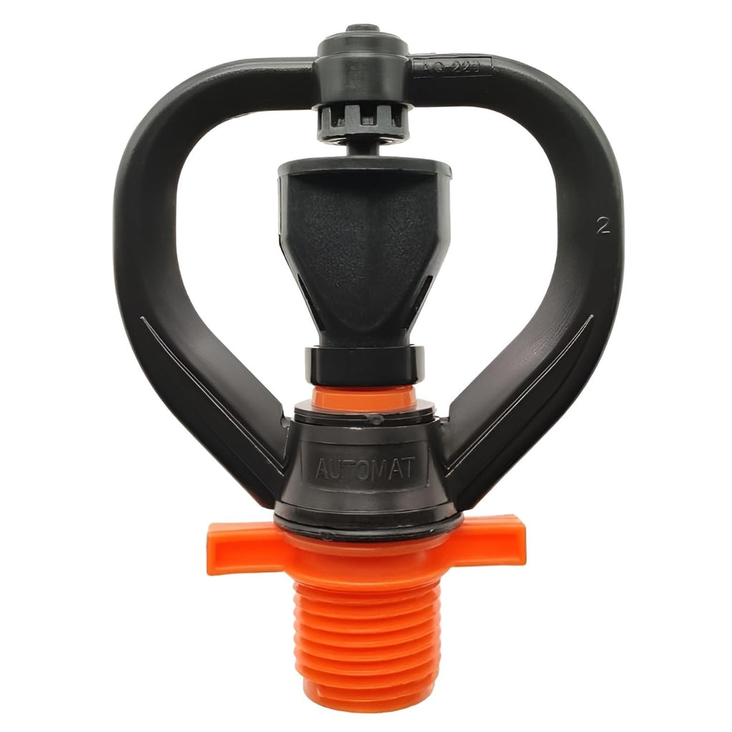 (5pcs) Automat Butterfly Water Sprinkler with Mounting Stick,360 Degrees Watering for Agriculture Irrigation Garden, Lawn, Poultry Farm,Greenhouse, Thread 1/2"