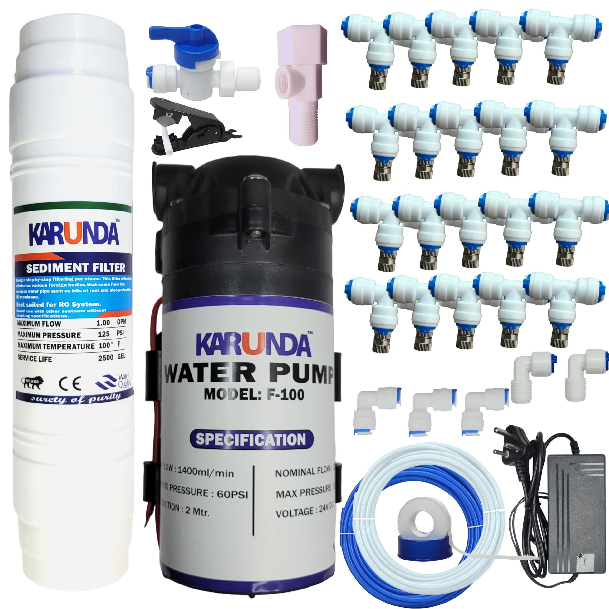 Fogger Kit For Dairy farm with Digital Cycle Timer (1-999 SEC/MIN), Misting System Kit, fogger For Dairy Farm, Misting Kit,fogger Nozzle for poultry farm (Timer With 10 Nuzzles)