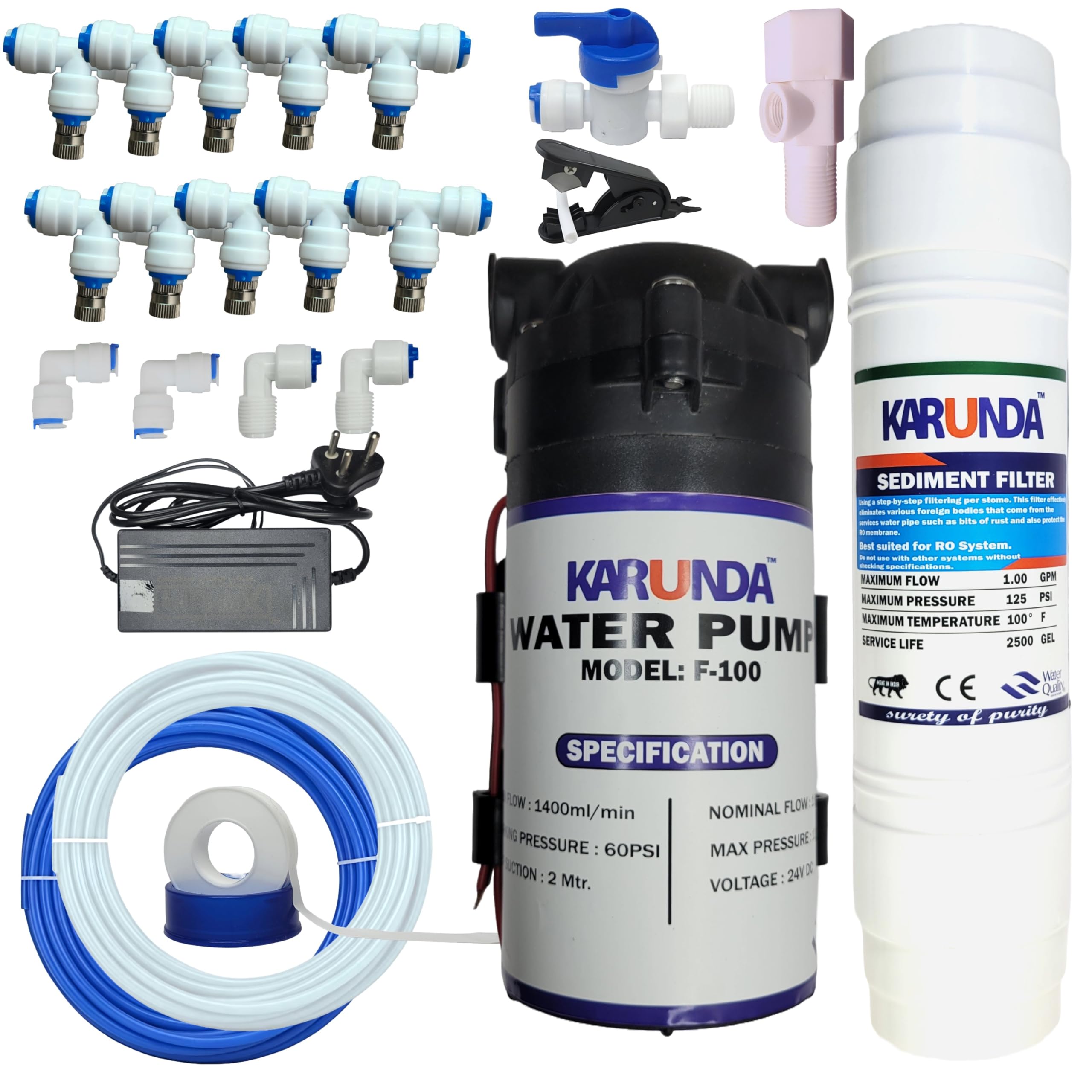 Fogger Kit For Dairy farm with Digital Cycle Timer (1-999 SEC/MIN), Misting System Kit, fogger For Dairy Farm, Misting Kit,fogger Nozzle for poultry farm (Timer With 10 Nuzzles)