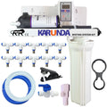 KARUND Fogger System Kit with 10 nozzles 15m Pipe for Dairy Farms, Restaurants, Cafes and Outdoor Spaces Misting Kit with Full Accessories
