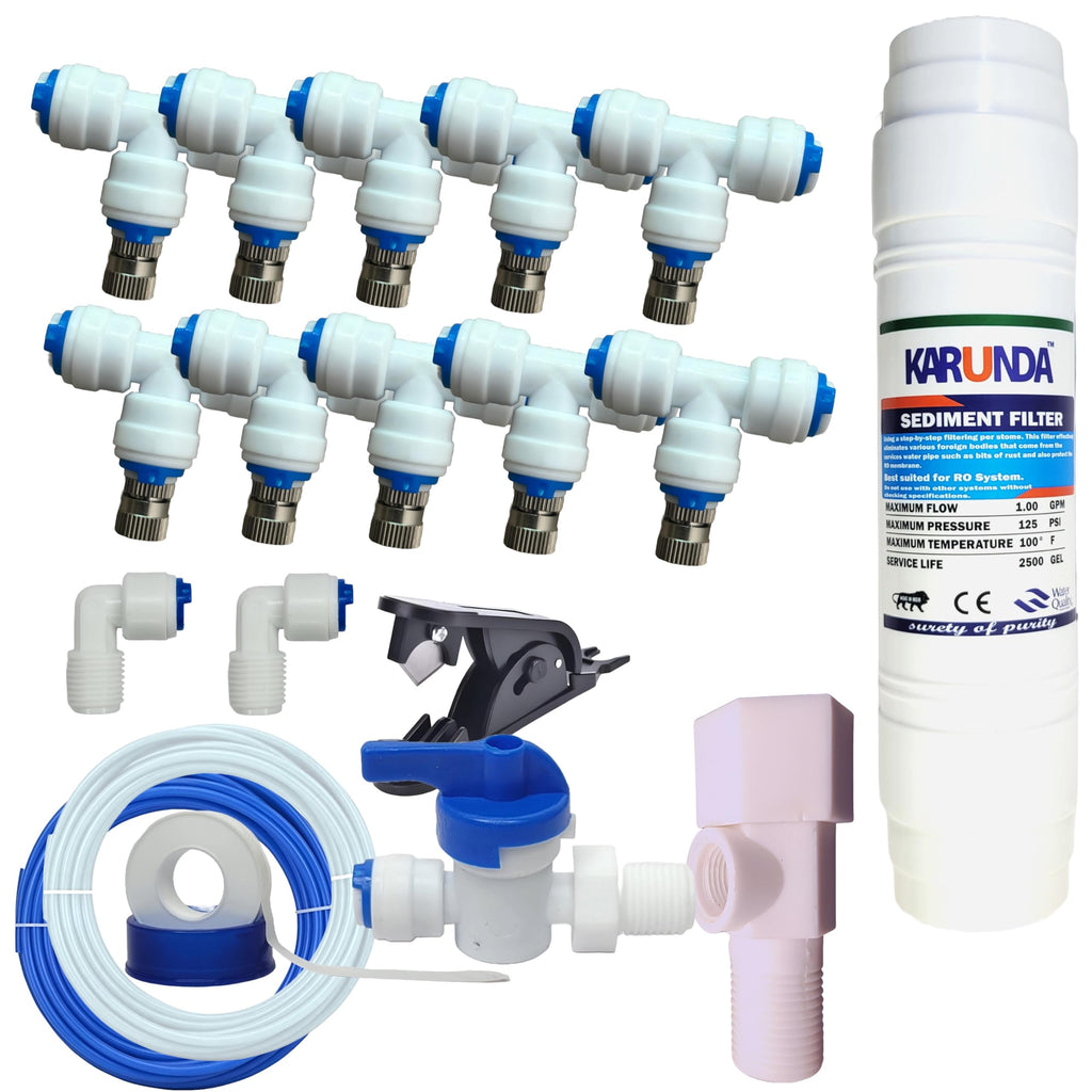 Fogger Kit For Dairy farm with Digital Cycle Timer (1-999 SEC/MIN), Misting System Kit, fogger For Dairy Farm, Misting Kit,fogger Nozzle for poultry farm (Timer With 10 Nuzzles)