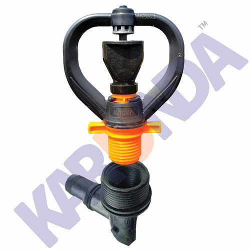 (5pcs) Automat Butterfly Water Sprinkler with Mounting Stick,360 Degrees Watering for Agriculture Irrigation Garden, Lawn, Poultry Farm,Greenhouse, Thread 1/2"